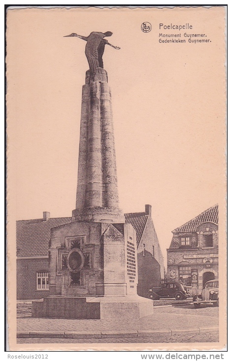 POELKAPPELLE : Monument Guynemer - Langemark-Poelkapelle