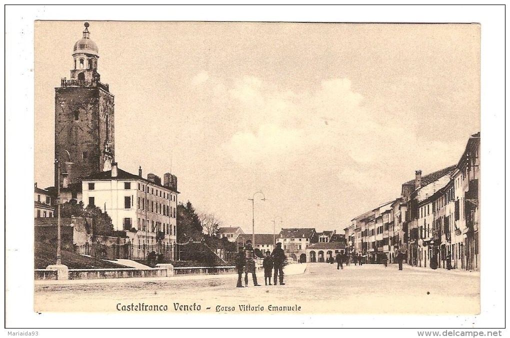 CASTELFRANCO VENETO - ITALIE - CORSO VITTORIO EMANUELE - Altri & Non Classificati