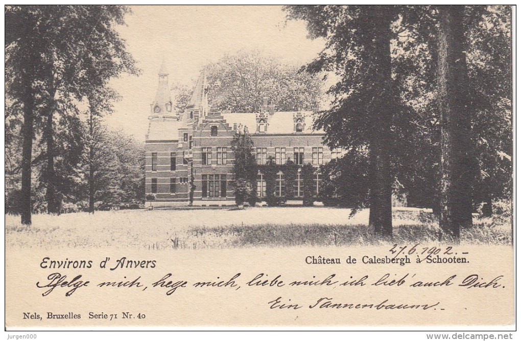 Schooten, Chateau De Calesbergh, Nels (05686) - Schoten