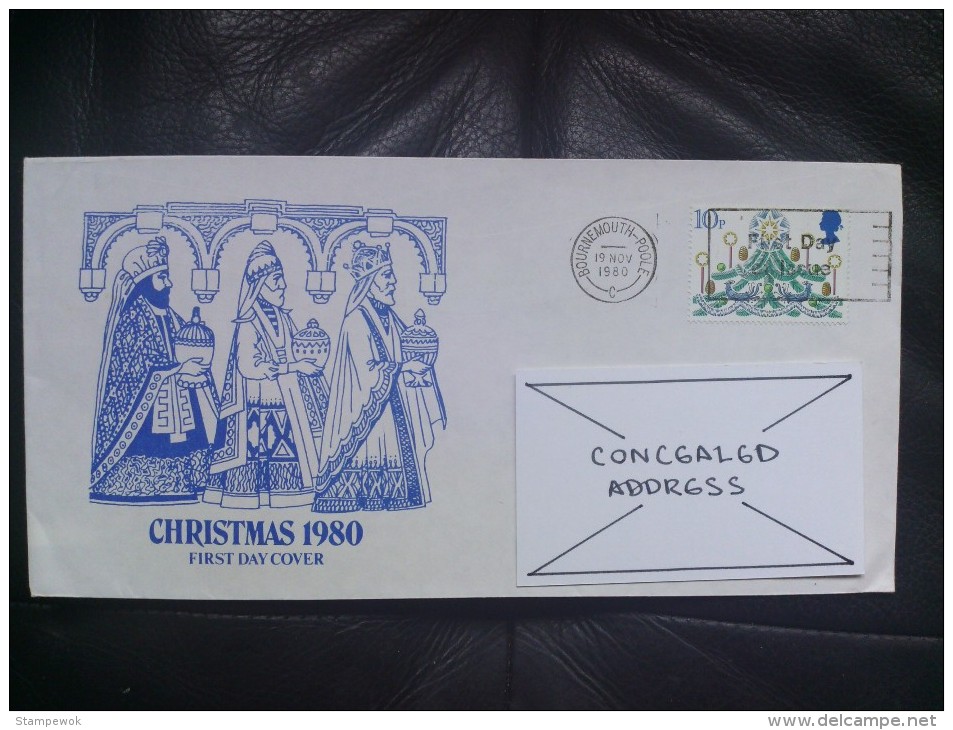 1980 Great Britain - Christmas - FDC - 1971-1980 Decimale  Uitgaven