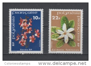 (S1197) FRENCH POLYNESIA, 1979 (Flowers). Complete Set. Mi ## 272-273. MNH** - Ungebraucht