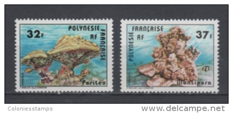 (S1195) FRENCH POLYNESIA, 1979 (Corals). Complete Set. Mi ## 276-277. MNH** - Neufs