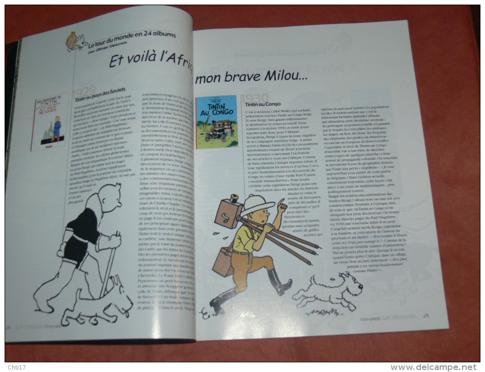 TINTIN REPORTER DU SIECLE / FIGARO HORS SERIE 2004  / 150 Illustrations / TOUR DU MONDE EN 24 ALBUMS - Press Books