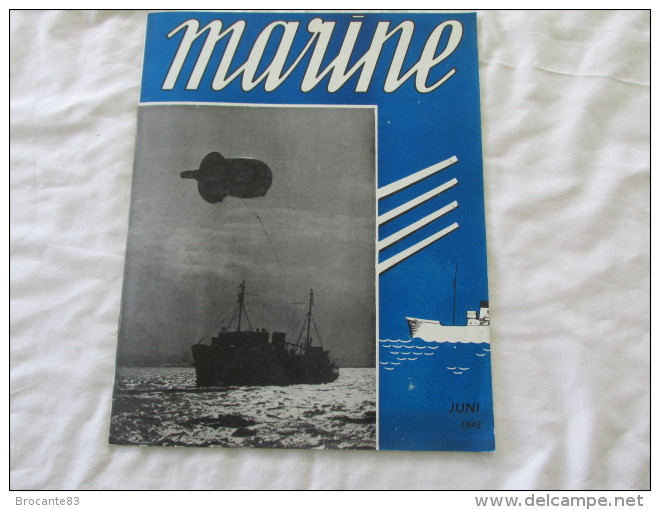 MARINE JOURNAL DE LA MARINE LIBRE BELGE DE JUIN 1943 EDITE A LONDRE - French