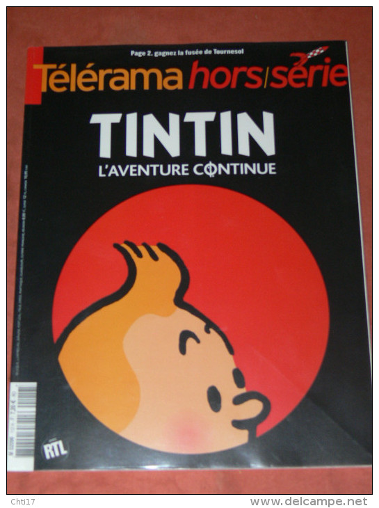 TINTIN REPORTER DU SIECLE /  TELERAMA  HORS SERIE  / L AVENTURE CONTINUE - Press Books