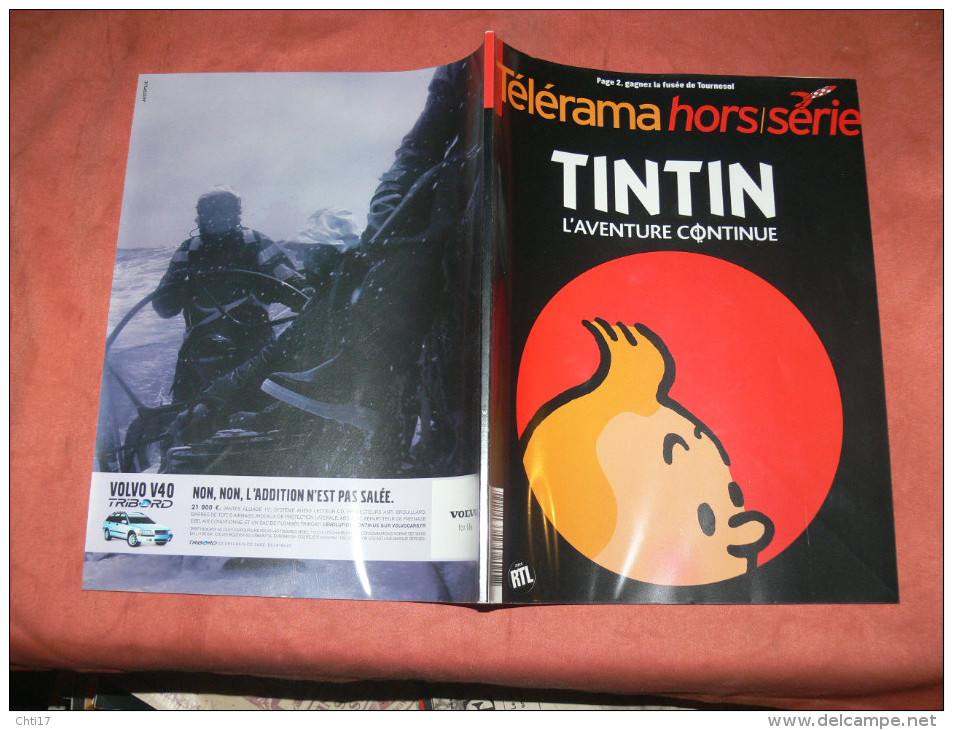 TINTIN REPORTER DU SIECLE /  TELERAMA  HORS SERIE  / L AVENTURE CONTINUE - Press Books