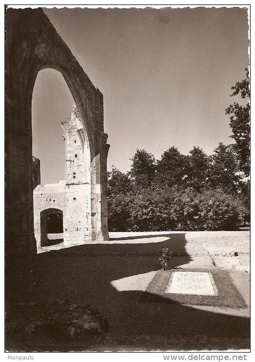 37. CPSM. Indre Et Loir. La Riche. Prieuré De Saint-Cosme, La Grande Arcade Et Le Tombeau - La Riche