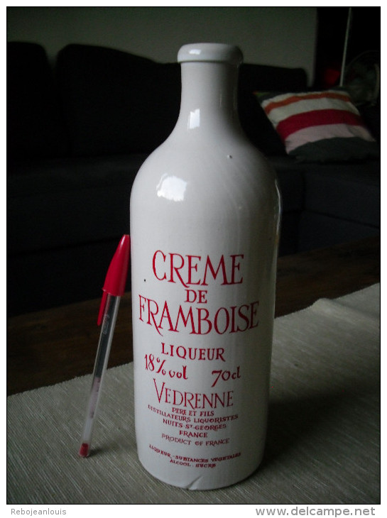 ANCIENNE BOUTEILLE CREME DE FRAMBOISE - Autres & Non Classés