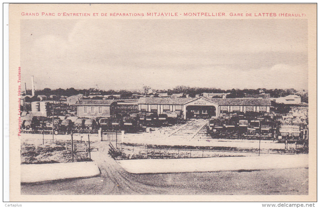 MONTPELLIER GARE DE LATTES GRAND PARC D'ENTRETIEN ET DE REPARATIONS MITJAVILE - Montpellier