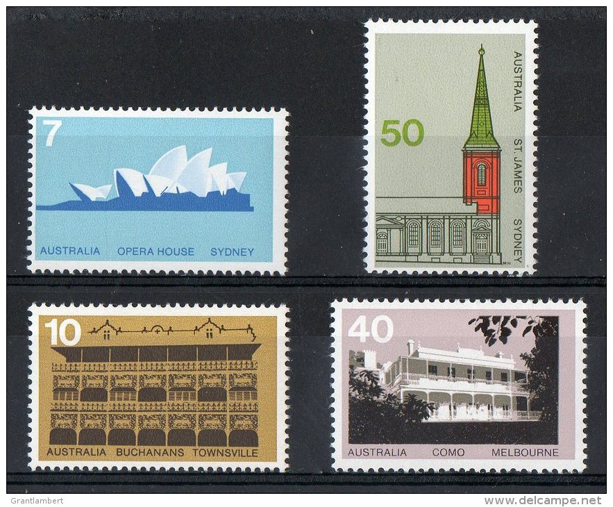 Australia 1973 Architecture Set Of 4 MNH - Mint Stamps