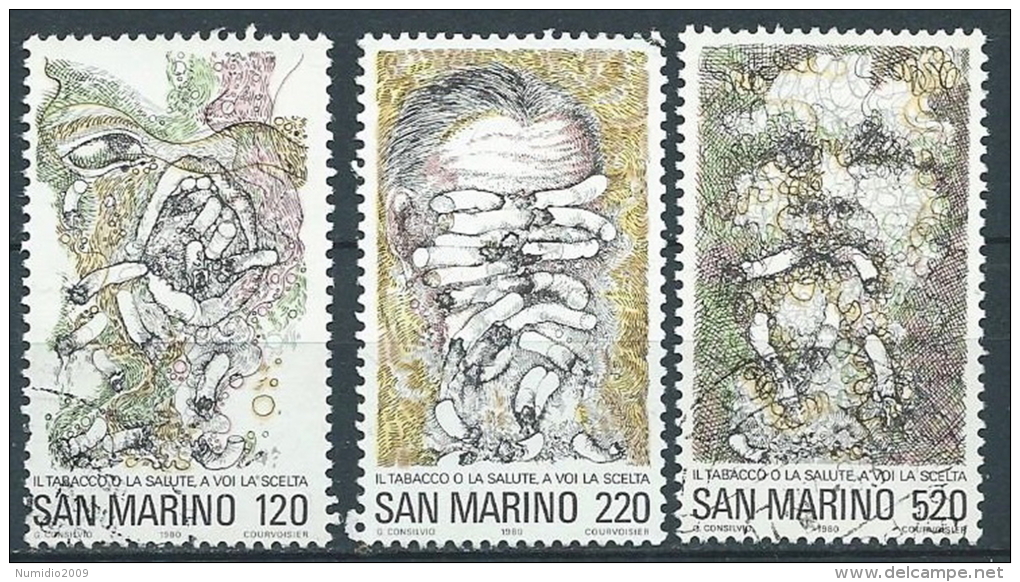 1980 SAN MARINO USATO TABACCO - VA23 - Gebraucht