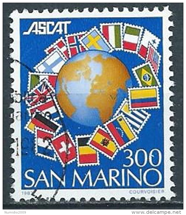 1982 SAN MARINO USATO ASCAT - VA24 - Used Stamps