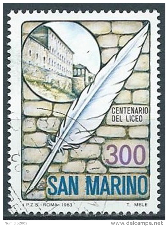1983 SAN MARINO USATO LICEO - VA24 - Used Stamps