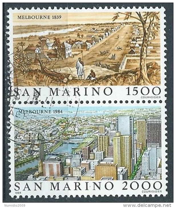 1984 SAN MARINO USATO MELBOURNE - VA24 - Usados