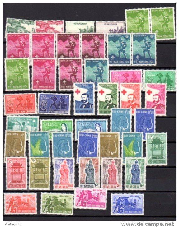 1959-1964  Collection Neuve Entre 104 Et 213**, Cote 49 €, - Viêt-Nam