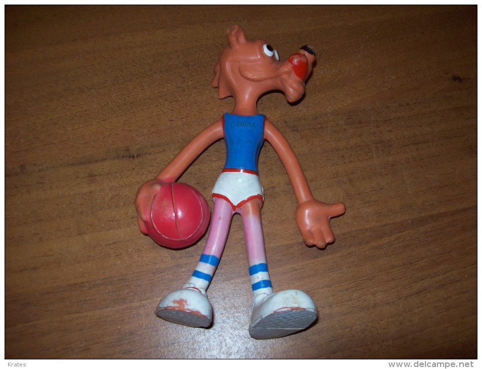 Old Sports Mascot - Basketball, Cibona Zagreb, 20 Cm - Andere & Zonder Classificatie