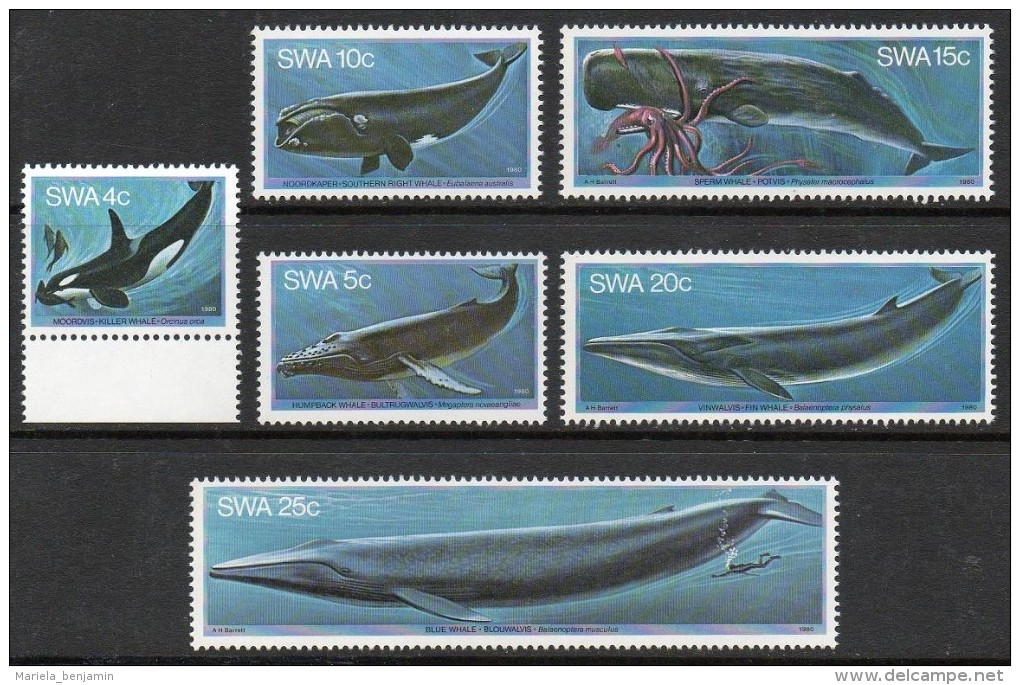 SWA Sud Ouest Africain - 423/28 ** Baleines (whales) - Antarctic Wildlife