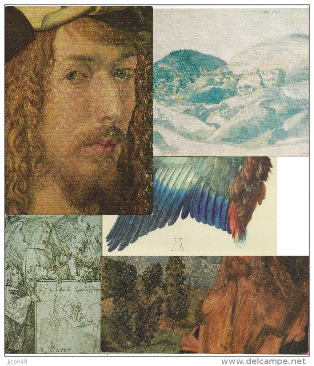 Germany (BRD) 1971  Albrecht Durer (o)  PSo 3/01-05  (see Scans) - Illustrated Postcards - Used