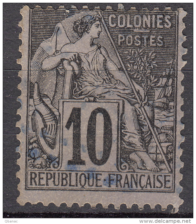 Colonies General Issues 1881 Yvert#50 Used - Alphee Dubois
