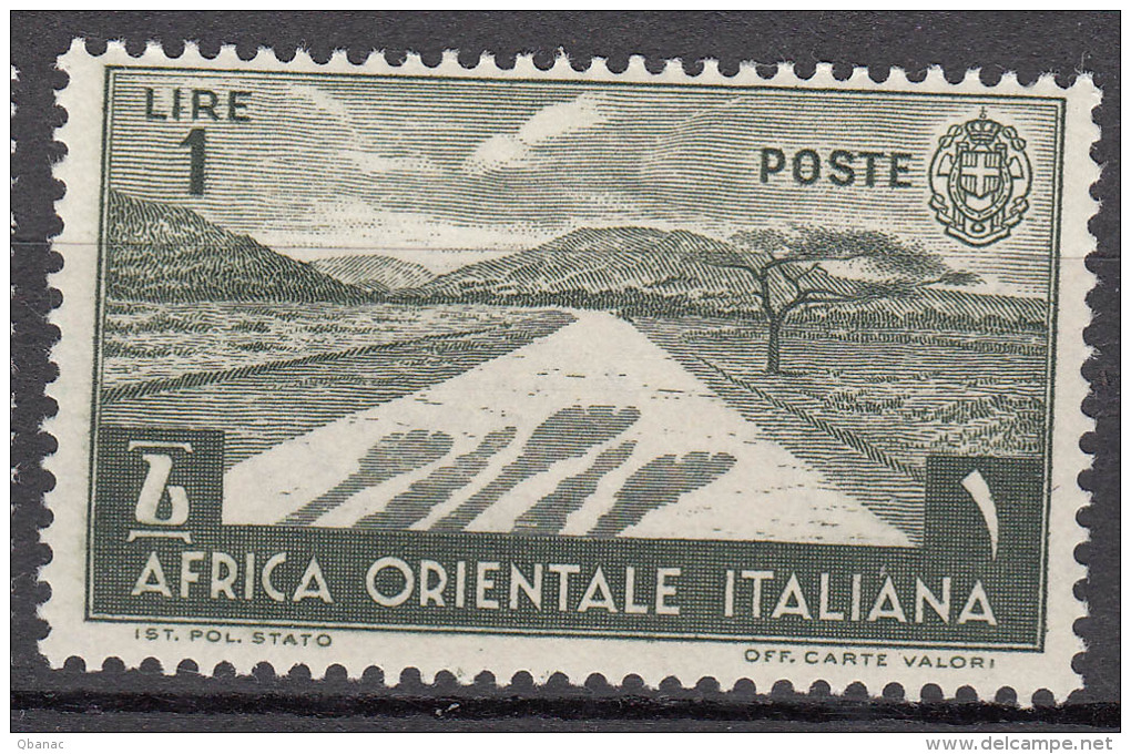 Italy Colonies East Africa 1938 Mi#12 Mint Never Hinged - Afrique Orientale Italienne