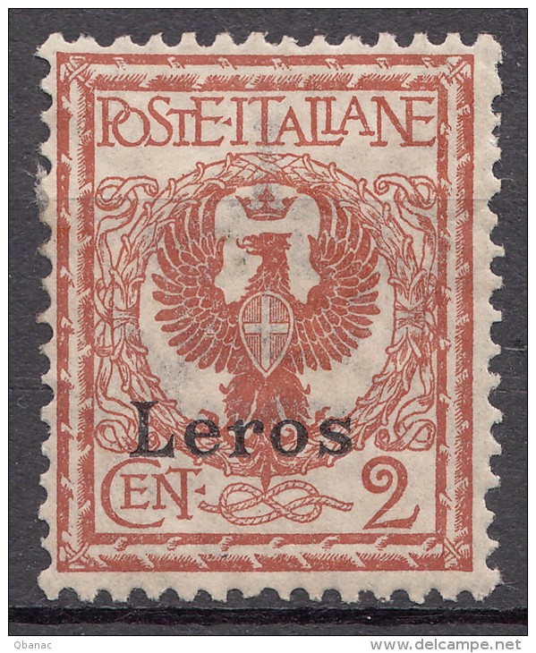 Italy Colonies Aegean Islands Leros (Lero) 1912 Mi#3 V Mint Hinged - Aegean (Lero)