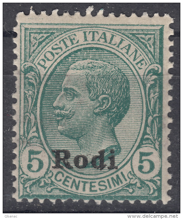 Italy Colonies Aegean Islands Rhodes (Rodi) 1912 Mi#4 X Mint Never Hinged - Egeo (Rodi)