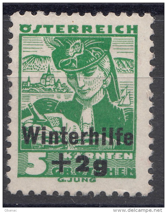 Austria 1935 Winterhilfe Mi#613 Mint Hinged - Ungebraucht