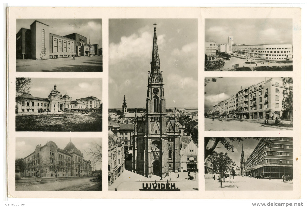 Novi Sad (Ujvidek) Old Postcard Travelled 23.VIII.1945 Bb - Serbie