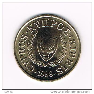 ***  CYPRUS  10 CENTS   1988 - Chypre