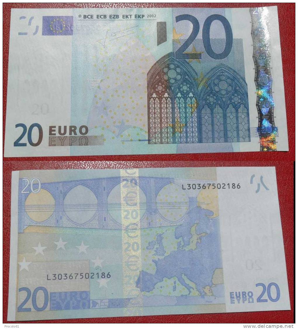 FINLANDIA FINLAND 20 EURO 2002 TRICHET SERIE L 30367502186 E006G1 AUNC QFDS - 20 Euro