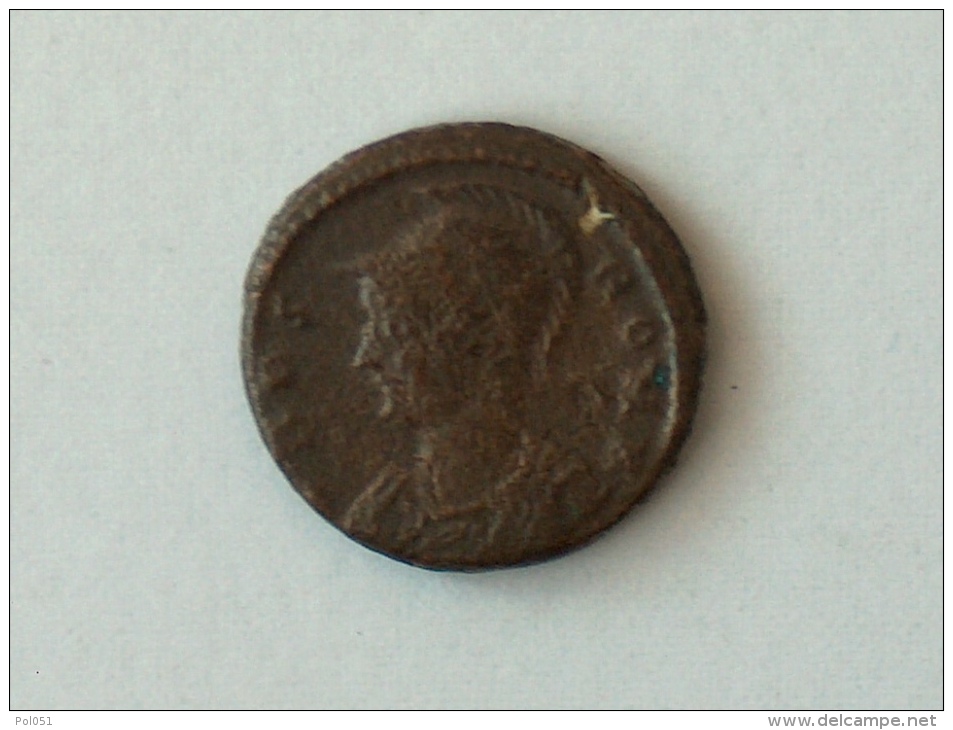 ROMAINE CENTENIONALIS OU NUMMUS ROME	335 AD CYZIQUE 3.0g 1.8cm 748 ROMA - L'Empire Chrétien (307 à 363)