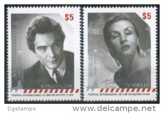 Argentina 2014 ** MERCOSUR. Actores: Tita Merello. Alfredo Alcon See Description - Unused Stamps