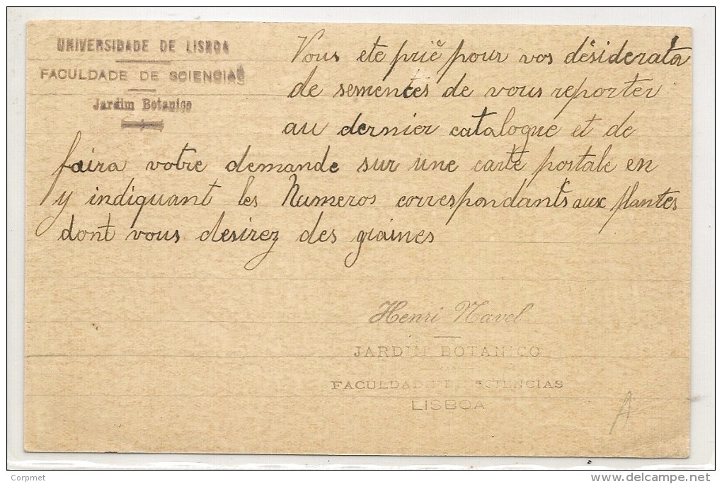 PORTUGAL - 1917 CENSORED POSTAL ENTIRE From LISBOA JARDIM BOTANICO To UPSALA - SWEDEN - Postal Stationery