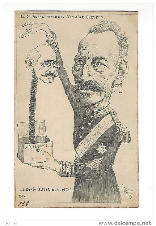 Orens,  Le Burin Satirique, N° 39 ( Tiré à 250 Ex. ) Le Gal André Ressucite L'affaire Dreyfus - Orens