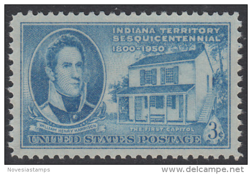 !a! USA Sc# 0996 MNH SINGLE - Indiana-Territorium - Nuovi