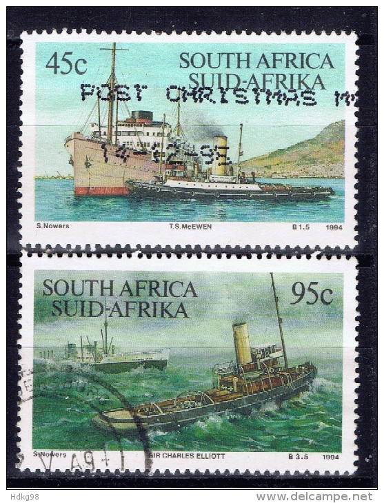 RSA+ Südafrika 1994 Mi 926 929 930 932 Mandela, Schlepper - Used Stamps