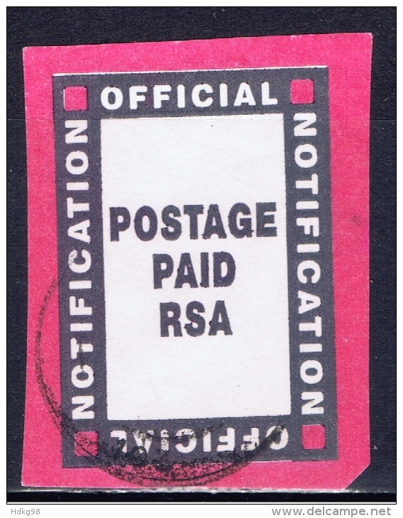 RSA+ Südafrika 1997 Mi Xx Official Notification - Used Stamps