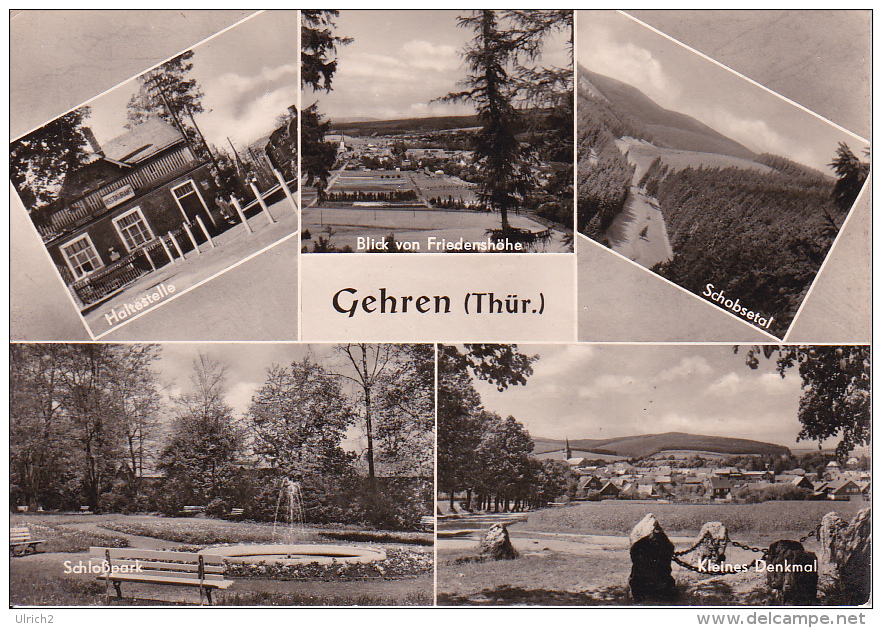 AK Gehren - Thüringen - Mehrbildkarte - 1971 (16980) - Gehren