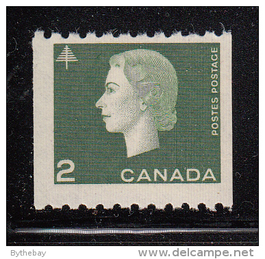 Canada MNH Scott #406 2c Elizabeth II Cameo Issue Coil Single - Neufs