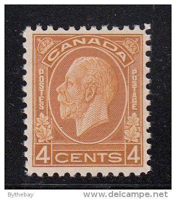 Canada MNH Scott #198 4c George V Medallion Issue - Neufs