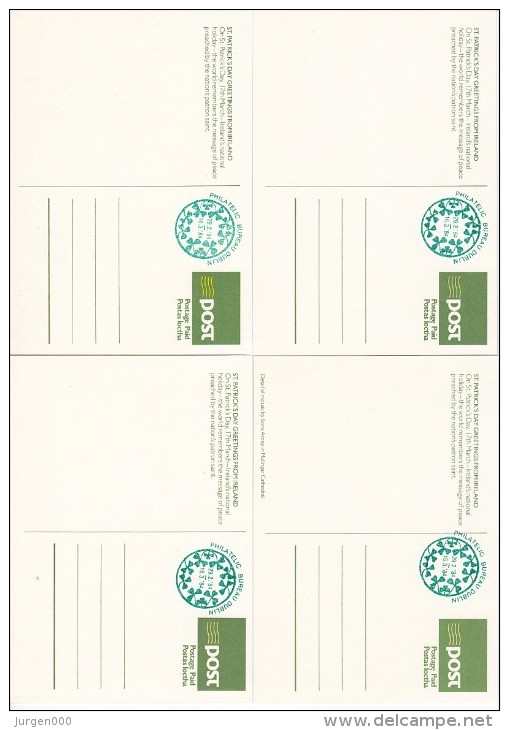 Entiers, St. Patrick's Day, 1984 (X09728) - Postal Stationery