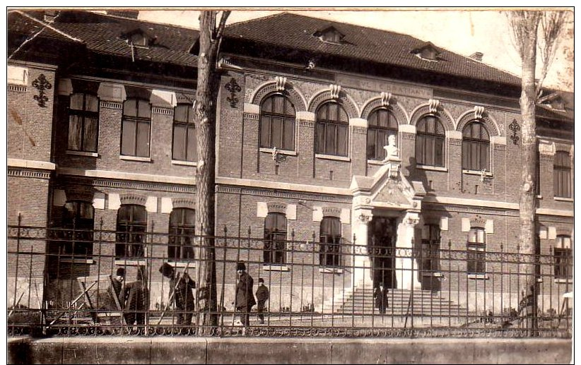 ROMANIA-PITESTI-LICEUL I.C.BRATIANU-ORIGINAL VINTAGE POSTCARD-24 - Roemenië