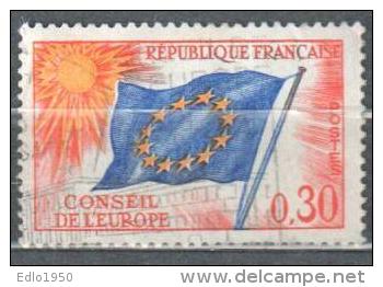 France 1965 Council Of Europe Service Michel 11  - Used - Afgestempeld