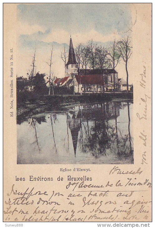 Environs De Bruxelles - Eglise D'Elewyt (colorisée, Précurseur) - Zemst