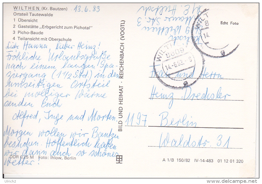 AK Wilthen Tautewalde Kr. Bautzen - Mehrbildkarte - 1983 (17008) - Wilthen