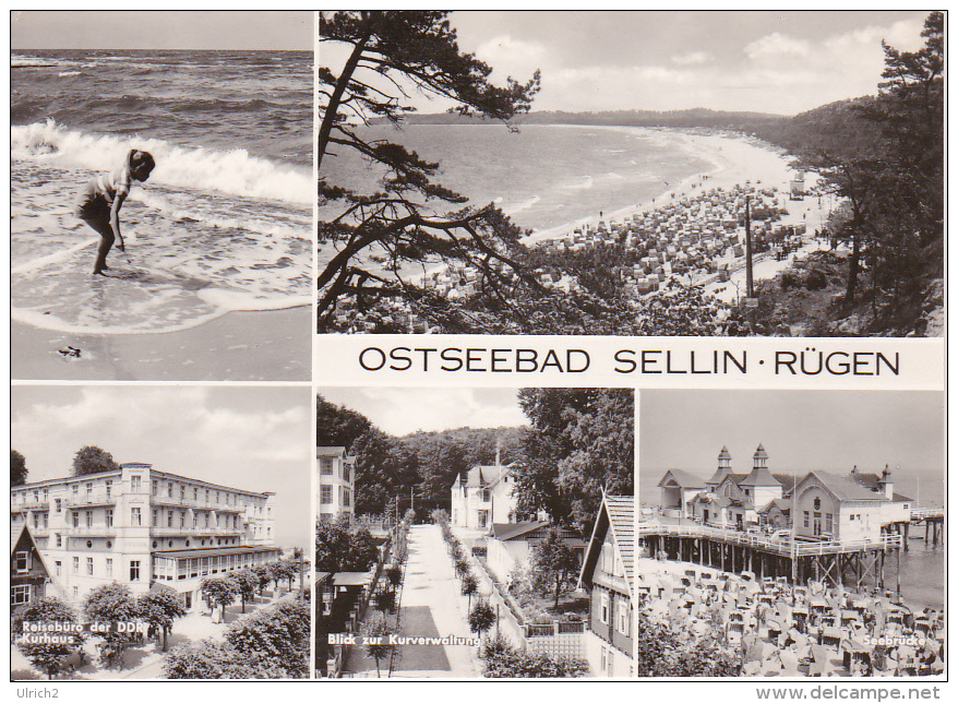 AK Ostseebad Sellin - Rügen - Mehrbildkarte (17010) - Sellin