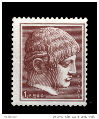 Greece, 1959, Scott #636, Head Of A Youth, Used,  NH, F/VF - Used Stamps