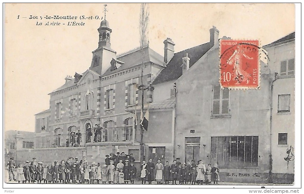 JOUY LE MOUTIER - La Mairie, L'Ecole - Jouy Le Moutier