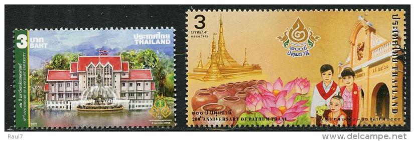 THAÏLANDE 2015 - Province De Phatum Thani, Université Kasetsart - 2 Val Neufs // Mnh - Thailand