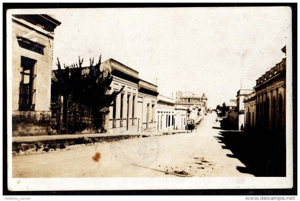 HC - 1929 - URUGUAY - Rio Nregro - Fray Bentos  - City View -  USED POSTCARD - Uruguay